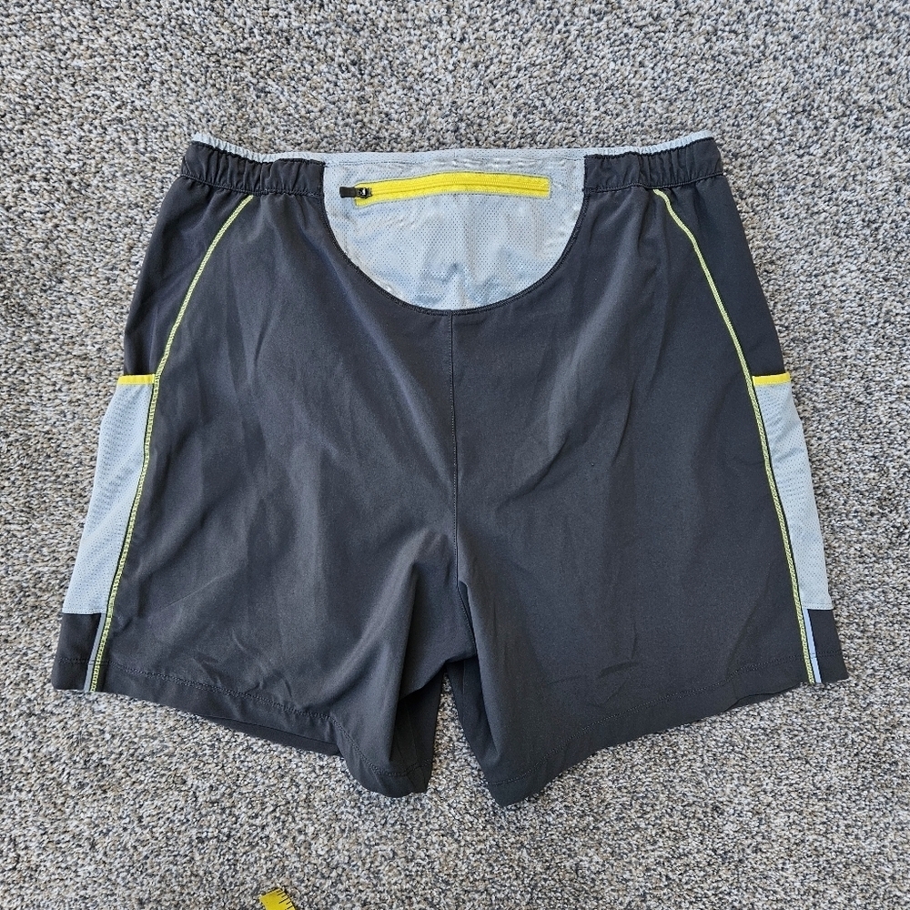 REI Mens Climbing Biking Shorts Gray Black Hip Pockets Outdoor Athletic Medium - Picture 9 of 11